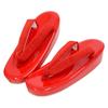 Sandals Single Item Red X Red Plain Simple and Easy To Use 3 Years Old 7 Years Old Girls [Ai Indigo] Seven-Five-Three