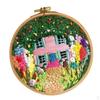 Of Embroidery Starter Kit with Garden Pattern, Stitch Including Cloth, Hoop,