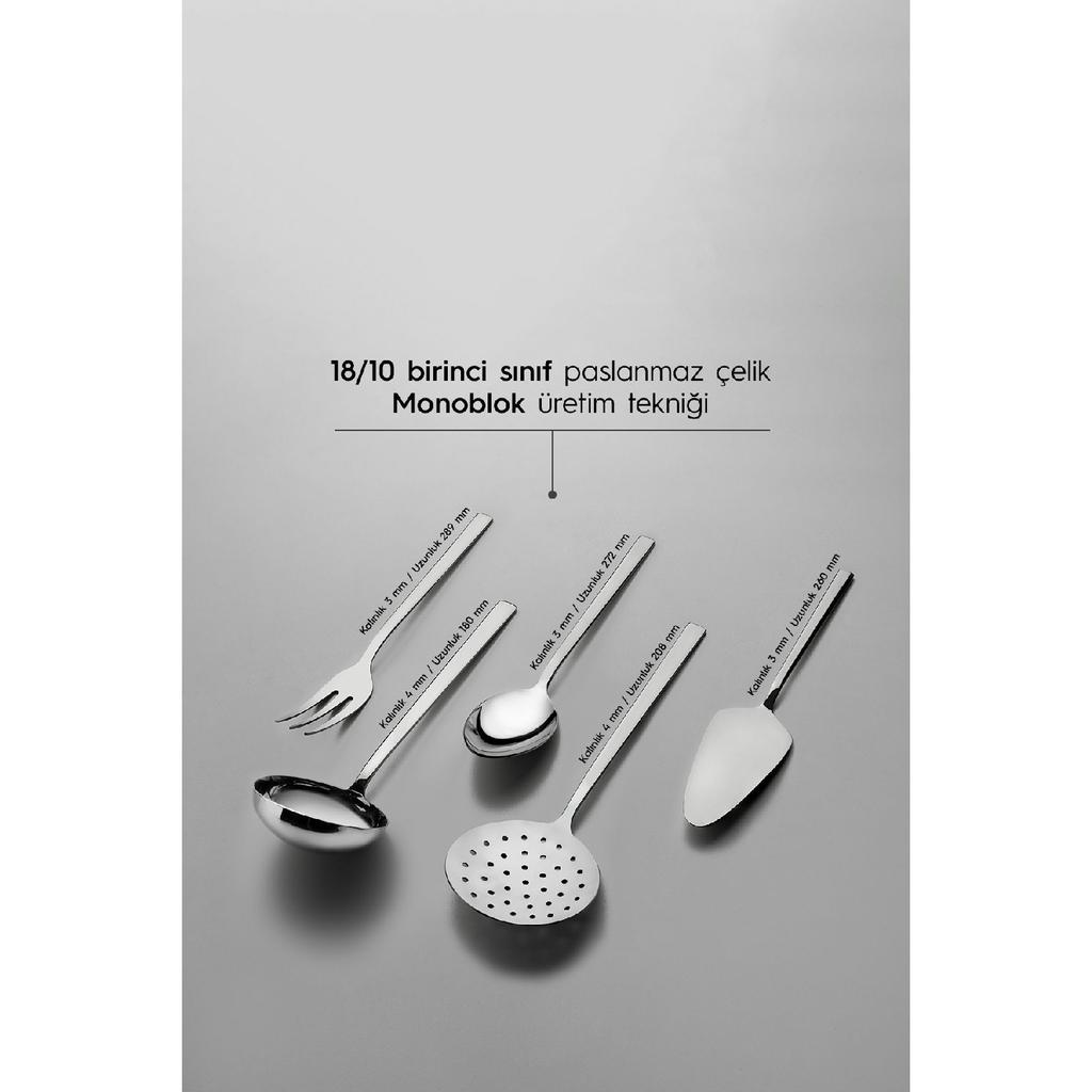 Std Dalyan Plain 5 Piece Serving Set Classic