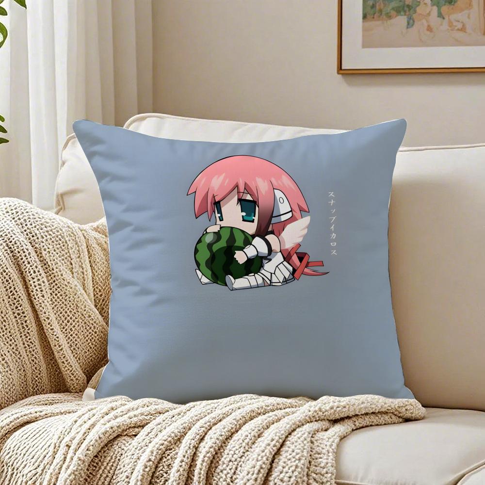 Comedy Anime SSora no Otoshimono Cushion Cover Linen Pillowcase Soft for Sofa Bed Home Room Decor
