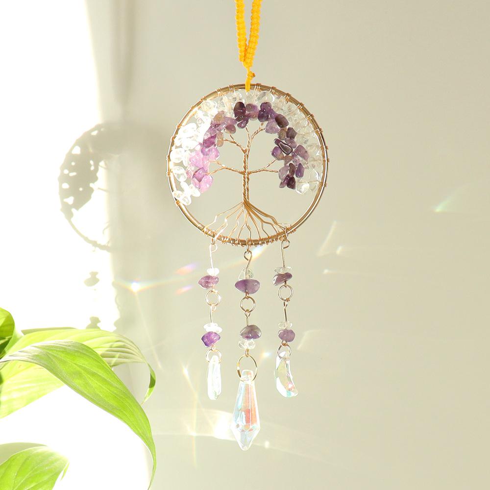 Tree of Life Crystal Sun Catcher Ornament Pendant