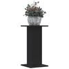 VidaXL Plant Stands 2 Pcs Black 30x30x60 Cm Engineered Wood 3307856