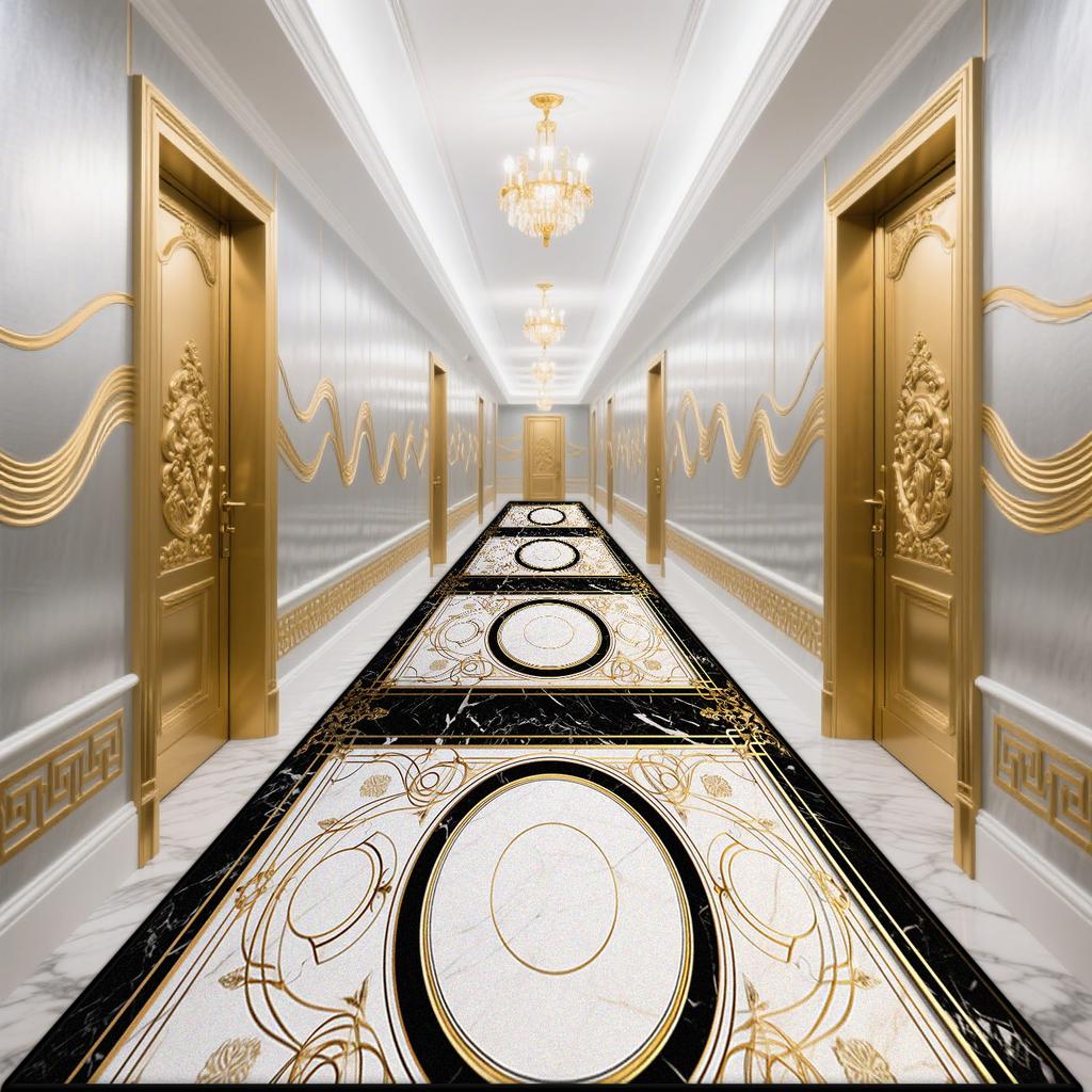 Роскошный ковер в европейском стиле для лобби, холла, коридора, нескользящий ковер-дорожка для лестницы, настраиваемый коврик для дома, прихожей