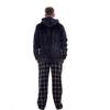 Keanu Mens Checked Zipped Long Pyjama Set