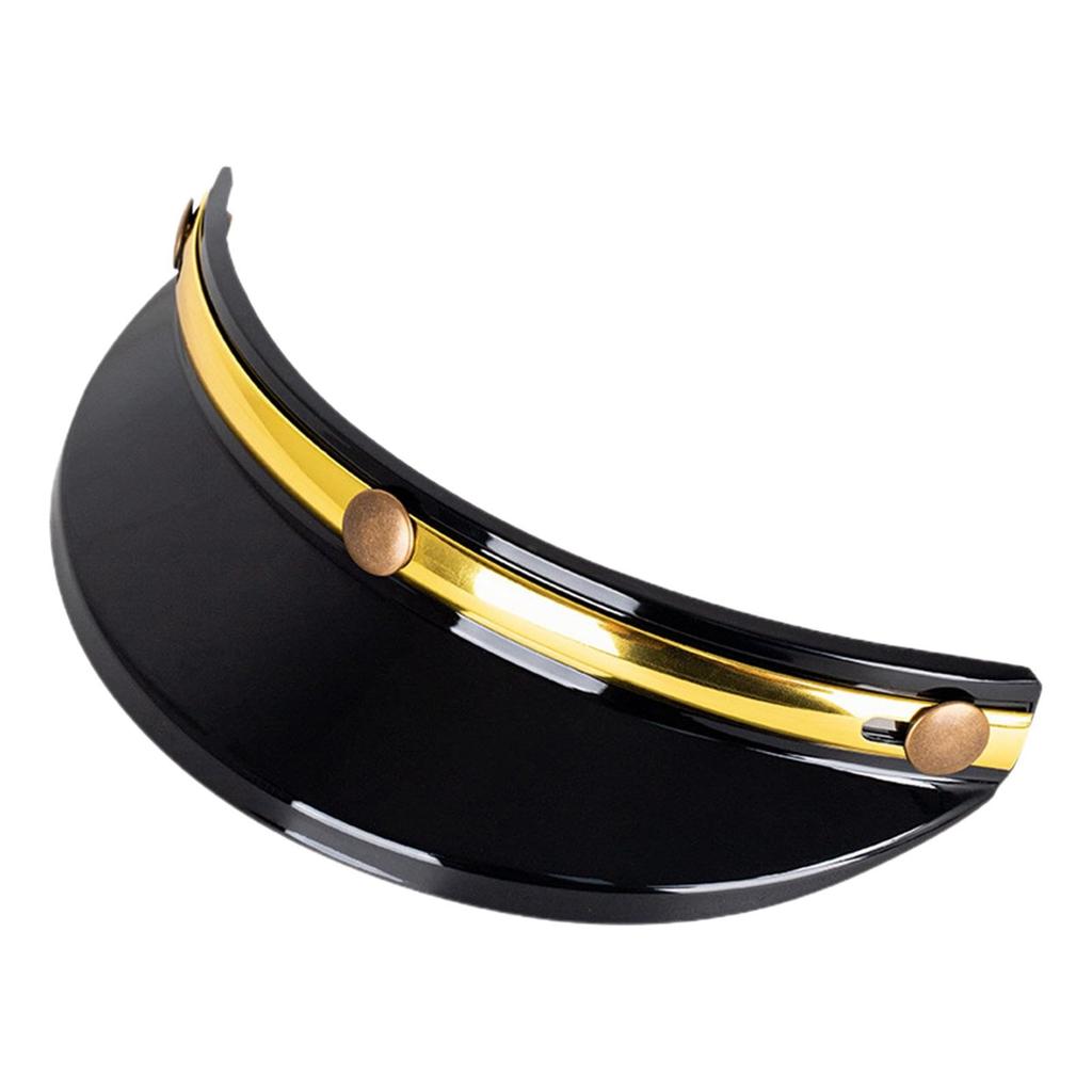 Motorcycle Sun Visor, Motorcycle Hat Visor/Shield | Retro Helmet Universal Brim Motorcycle Helmet 3/4