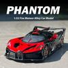 1:32 Bugatti Bolide Суперкар Спорткар Сплав Металл Литой Модель Автомобиля Звук и Свет Коллекция для Рабочего Стола Хобби Украшения Подарки