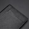 Fashion Super Slim Soft Wallet Genuine Leather Mini Credit Card Walet Purse Men Thin Small Cards Cases Holders Mens Accessories