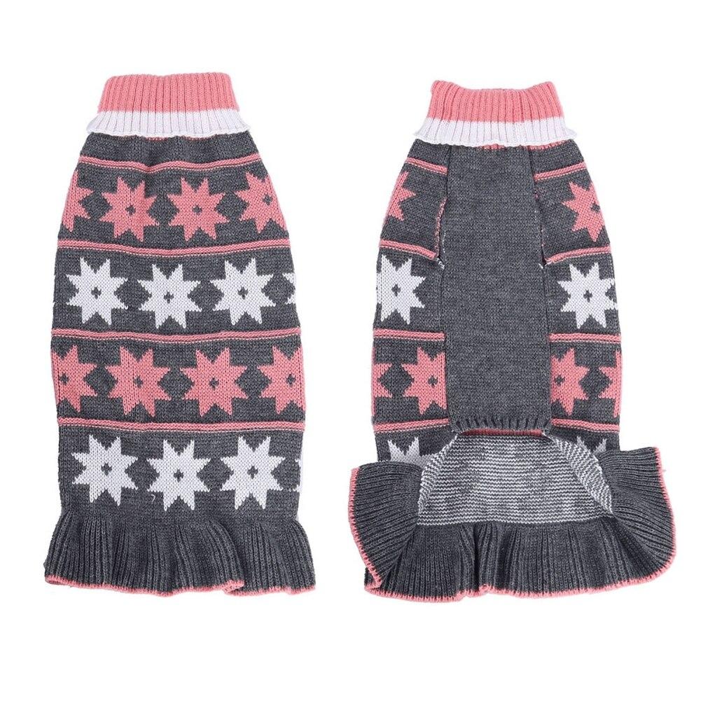 Pet Dog Clothes Winter Warm Pet Dogs Sweater Dress Clothing For Chihuahua Pug Pet Puppy Dog Knitting Skirt Pet Dog Apparel