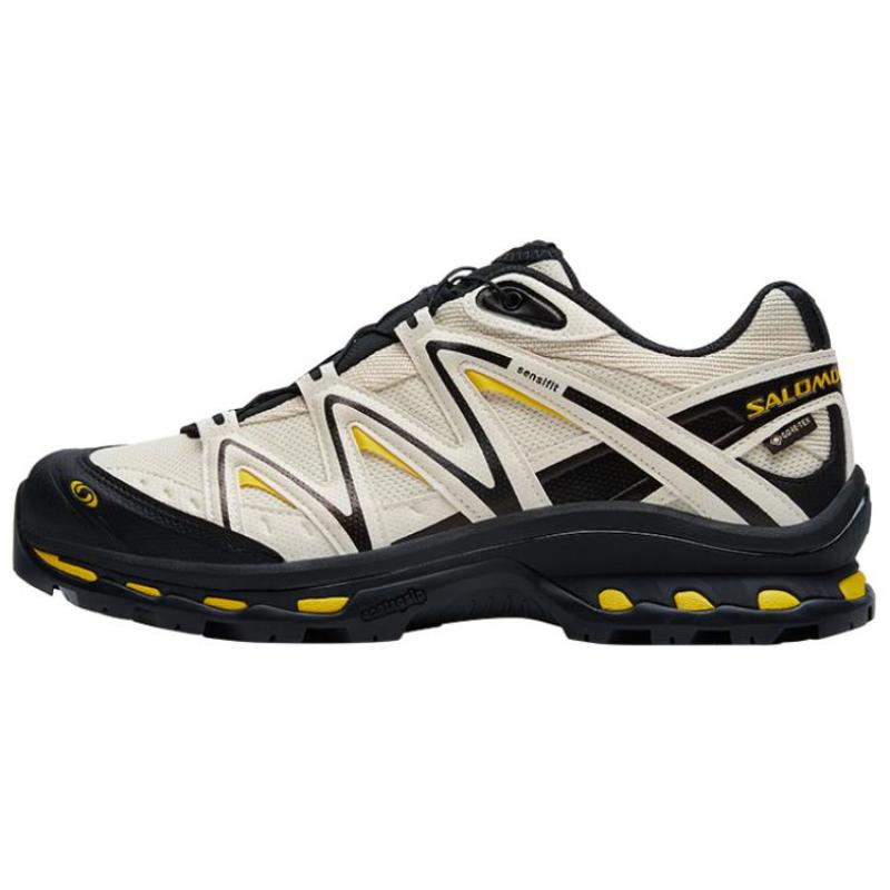 SALOMON XT Quest Амортизация Нескользящие Низкие Туристические Ботинки Унисекс Пчелиный Греж Черный Серно-Желтый Цвет Кроссовки 477810