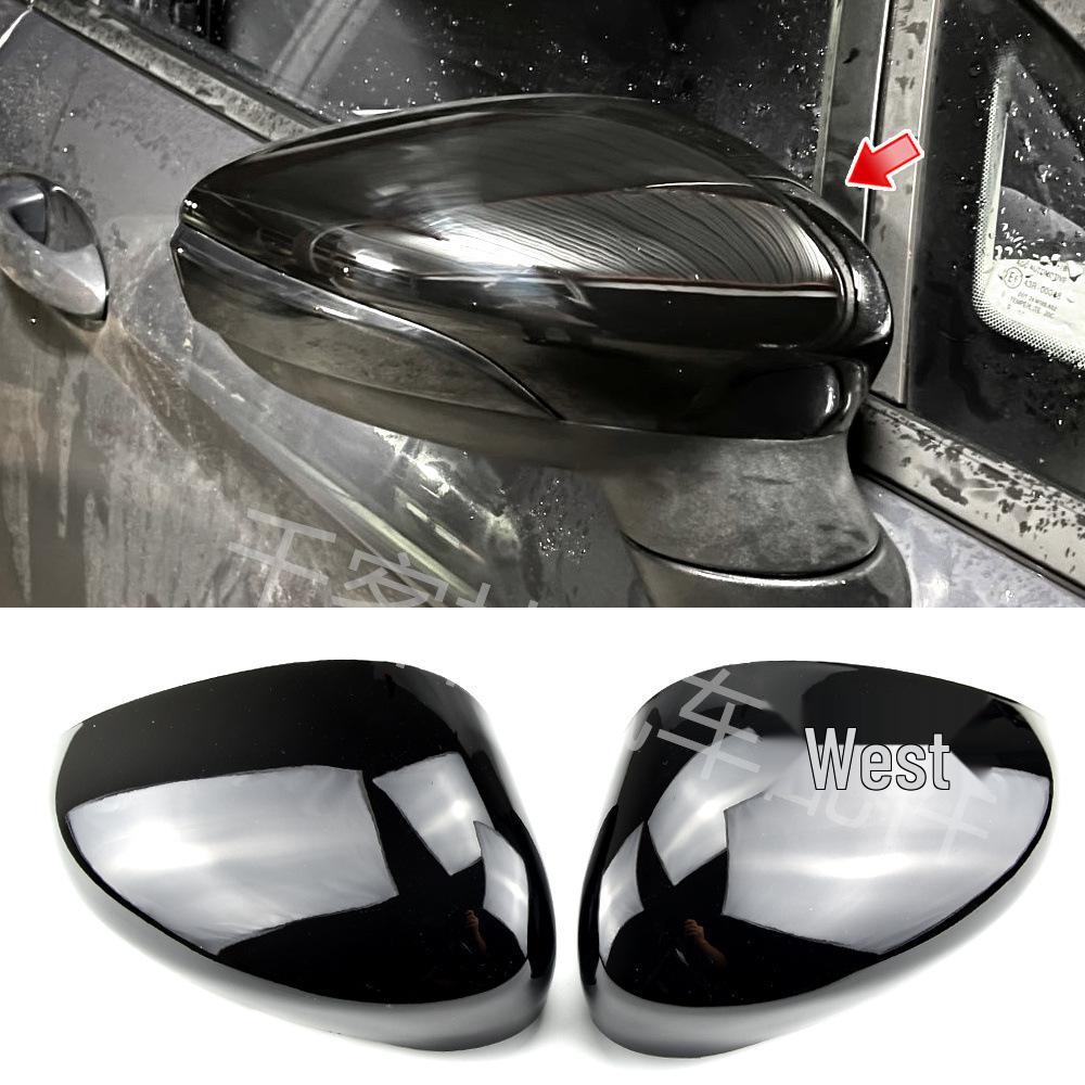 09-17 Fiesta Rearview Mirror Replacement Shell - Piano Black
