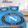 SSC Napoli Комплект постельного белья с узором Одеяло Пододеяльник Наволочка Домашний Декор Подарок на День Рождения (1 пододеяльник + 2 наволочки, без наполнителя)