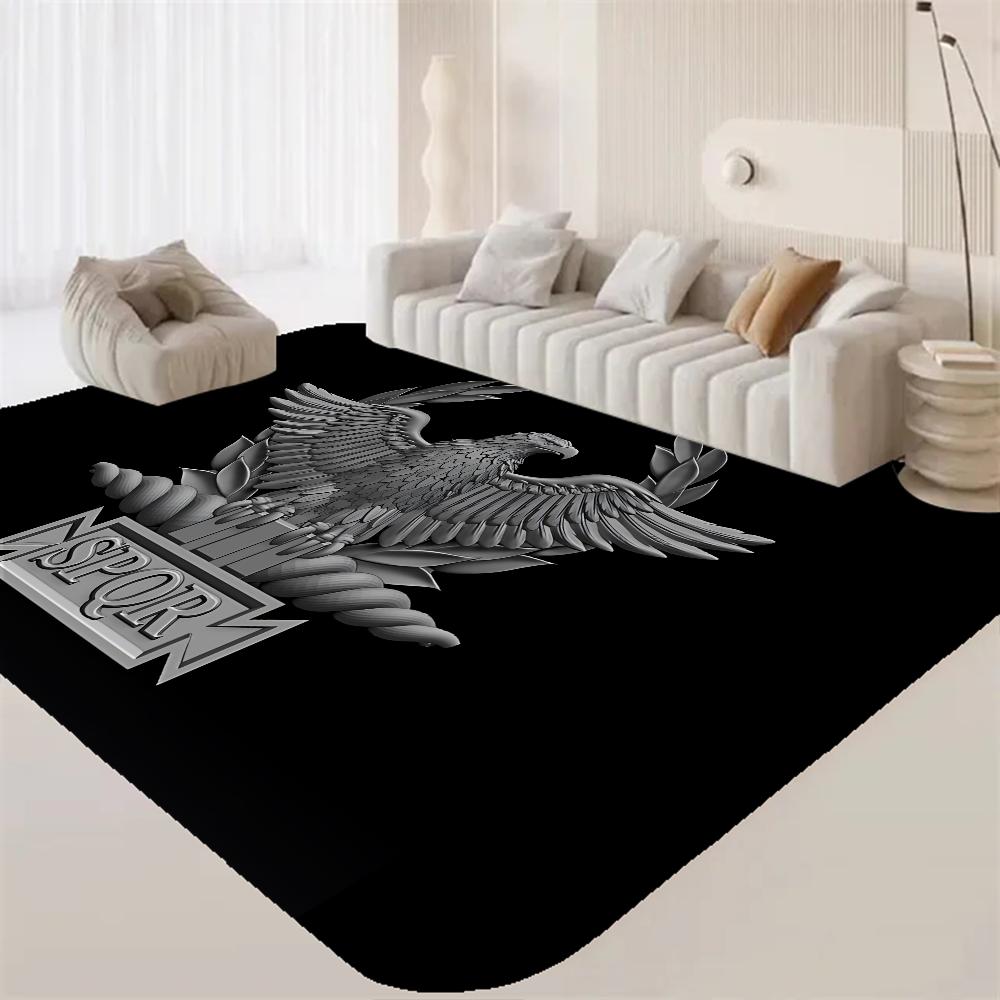 Римский S-SPQR Коридорный ковер Моющийся Нескользящий Коврик для зоны дивана и кресел в гостиной Кухонный придверный коврик Ковер