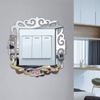(Nikita) Sticker Home Decor Wall Mirror Style Photo Frames For Shop