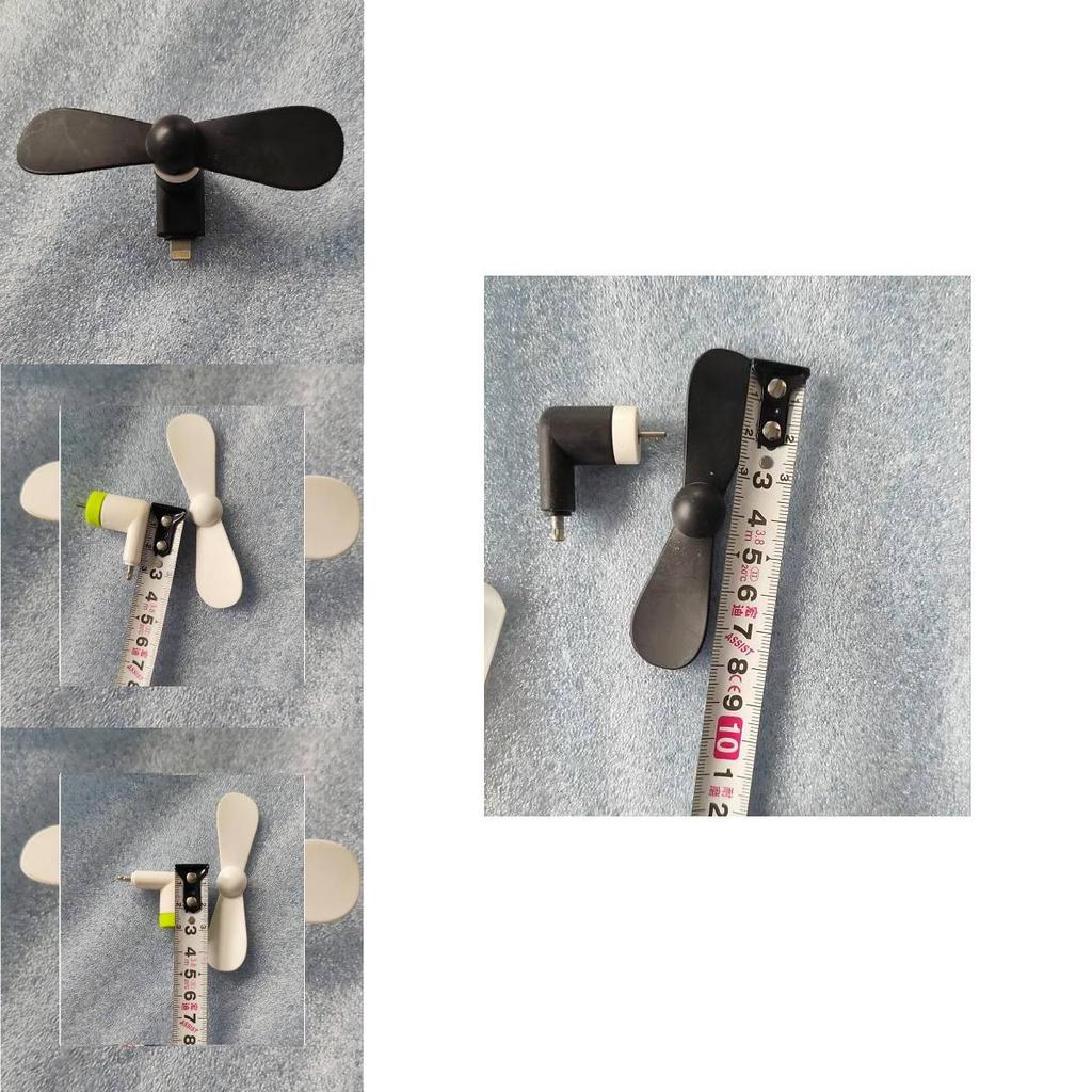 Apple Interface Mini Fan For Phones With Adjustable Head And Low Power Consumption