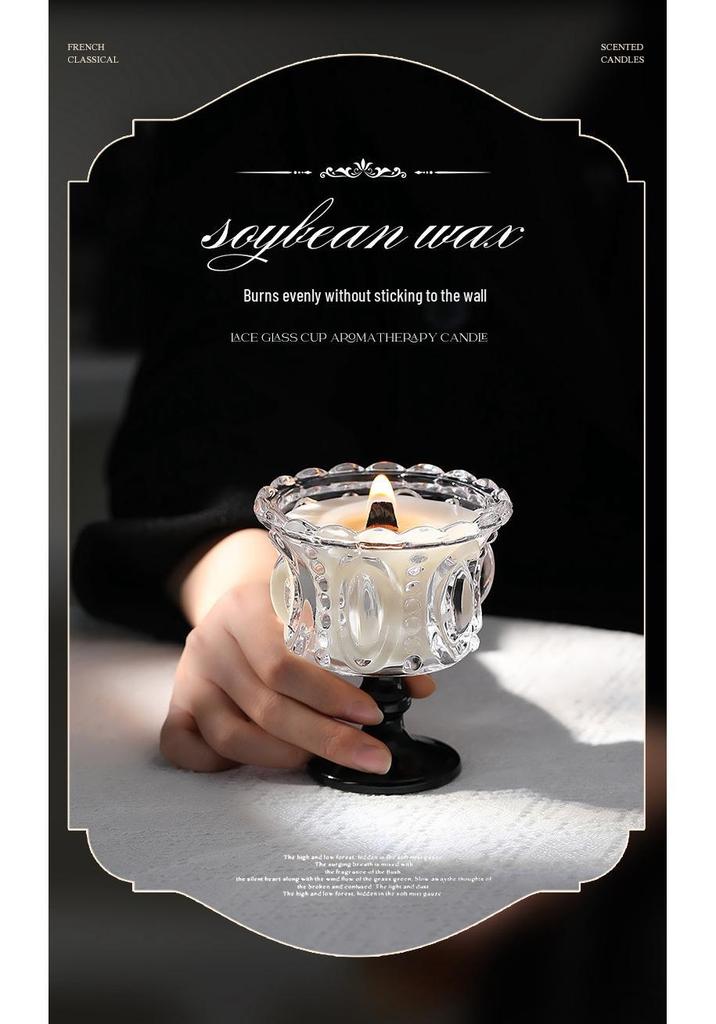 French Pearl Scented Candle - Elegant Valentine's Day Gift Box & Decorative Souvenir