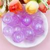 100Pcs Bead Fashion DIY Beads Beads Bowl Shaped Multicolor Jewelry Acrylic  Beads