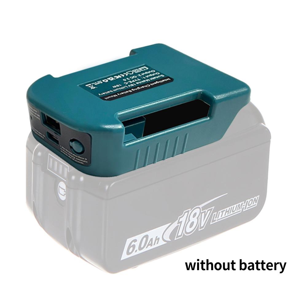 1 шт. Для Makita 18V&11V С USB С Type-C Держатель аккумулятора Для аккумулятора Makita BL1811 BL1811 BL1861 Адаптер зарядного устройства Зарядка