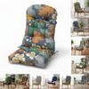 Подушка для качалки Adirondack, 44x20x4 дюйма, утолщенная, с высокой спинкой, для патио, водонепроницаемая, для уличной мебели, с завязками