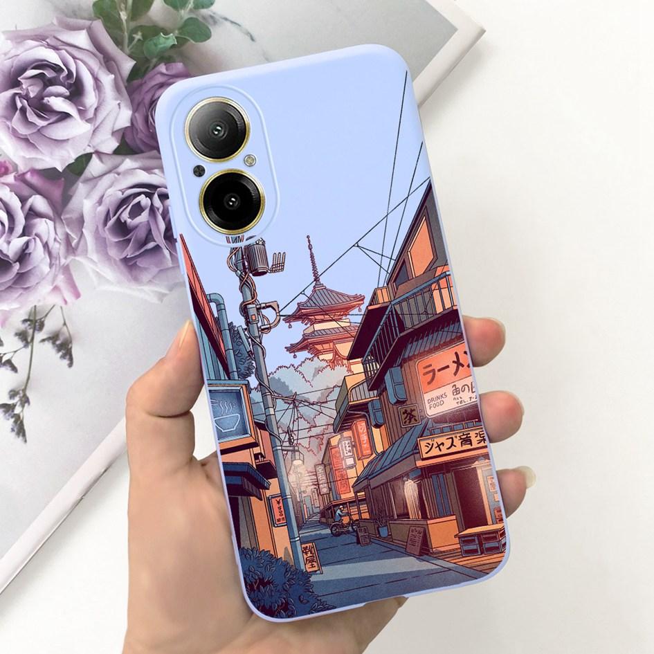 For Realme C67 4G Case RMX3890 Shockproof Cover Fashion Marble Slim Soft Silicone Phone Case For RealmeC67 4G C 67 Protect Shell