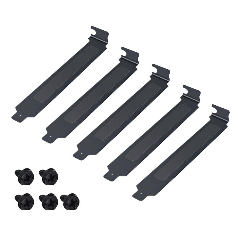 5 шт. 12 см Металлические заглушки для PCI-слотов Dust Plates для слотов расширения ПК Обеспечивают длительную защиту от пыли и износа