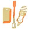 Food Grade Kitchen Baking Three Knives, Household Gadgets, Scraper, Stirring, Egg Beating Press, Puree, Slitting Spatula Combina