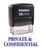 Printtoo Office Стационарная печать на заказ ЧАСТНАЯ И КОНФИДЕНЦИАЛЬНАЯ Самокрасящая резина