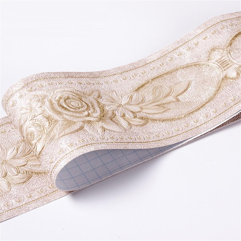 10СМ ПВХ Водонепроницаемая Линия Талии Дерево Мрамор Самоклеящаяся Плинтусная Линия Обои Декор Гостиной Виниловый Бордюр Наклейка для Угла Стены