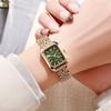 Stainless Steel Strap Watch Women Quartz Wristwatch Student Simple Square Quartz Watches