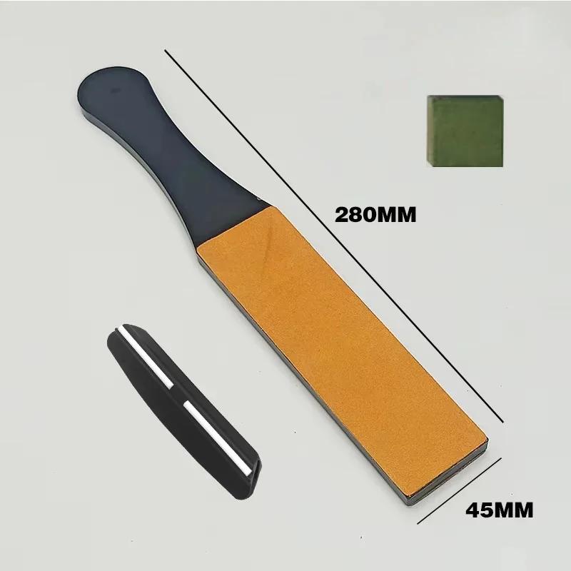 НОВЫЙНатуральная кожа Опасная бритва Складной нож Заточка Точилка для бритья Точильный ремень Полировка Кожа и полировальная паста