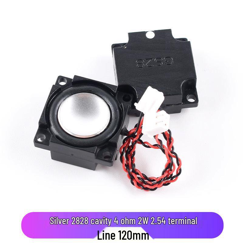 2828 Маленький 4-омный 2/3 Вт широкополосный басовый динамик для домашнего или настольного обогрева