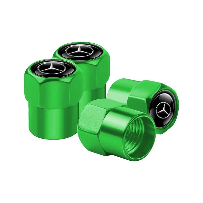 FA94pcs Car Styling Aluminum Emblem Wheel Tire Valve Stem Air Caps for Mercedes Benz Amg W205 W211 W204 W212 W213 W203 W176 W221 UDHW1