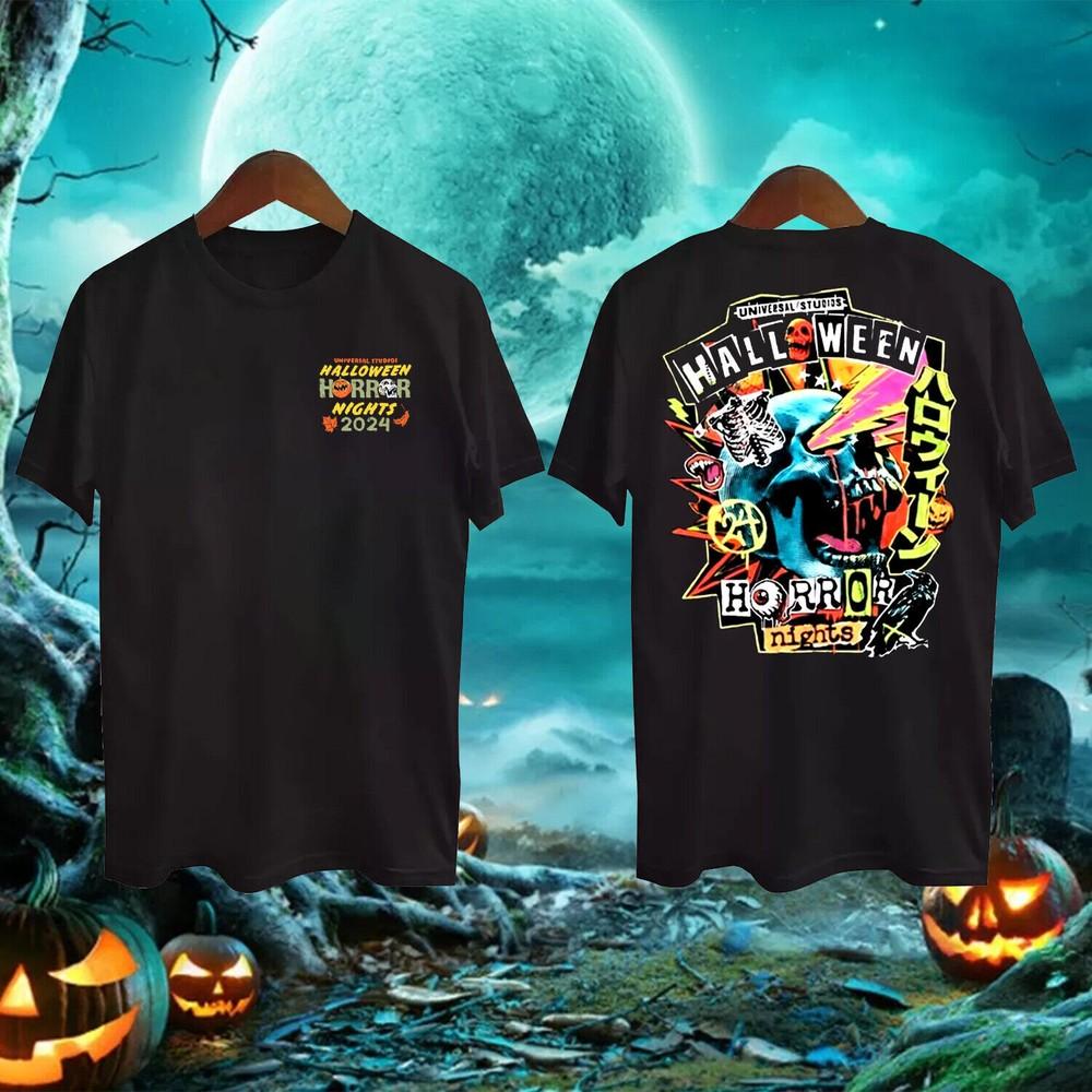 Футболка Halloween Horror Nights 2024 Universal Studio Orlando Подарок S-5XL Унисекс Футболка