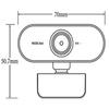 Webcam 1080P with Microphone Inside For PC Computer Live Video Calling Work