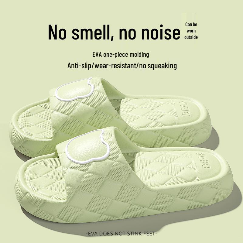 Нескользящие домашние тапочки из ЭВА для мужчин и женщин - Толстая подошва, Дезодорирующие летние шлепанцы
