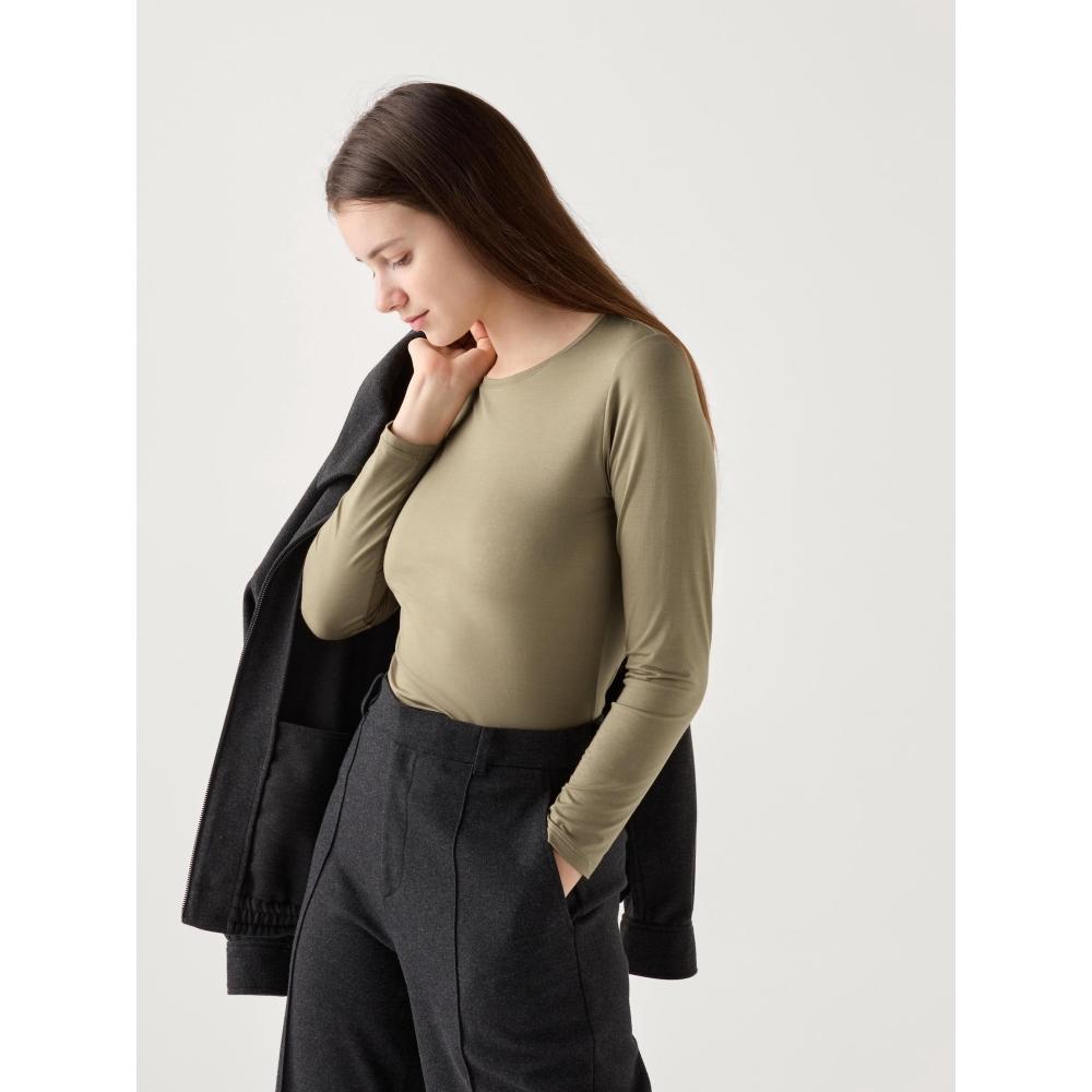 Uniqlo Футболка с круглым вырезом Japan HeaTTech