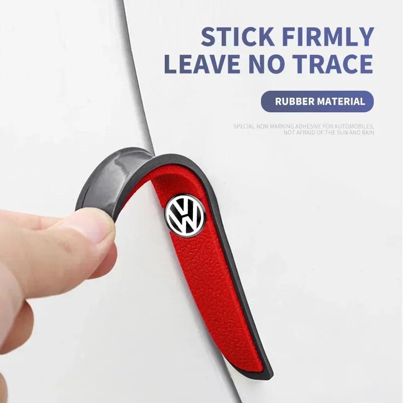 2026 Горячие Для Volkswagen VW 4 шт. Резиновая Противоударная Полоса Защитные Наклейки на Дверь Автомобиля Зеркало Заднего Вида Для Volkswagen VW Touran