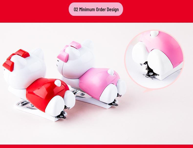 KT86216 Милый мультяшный мини-степлер для студентов - Нет. 10 Бумажная папка