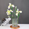 1PC Wedding Decoration Fake Flowers Flower Arrangement 2 Heads Silk Home Decor Iris Flower Branch Iris Flores Artificial Flower