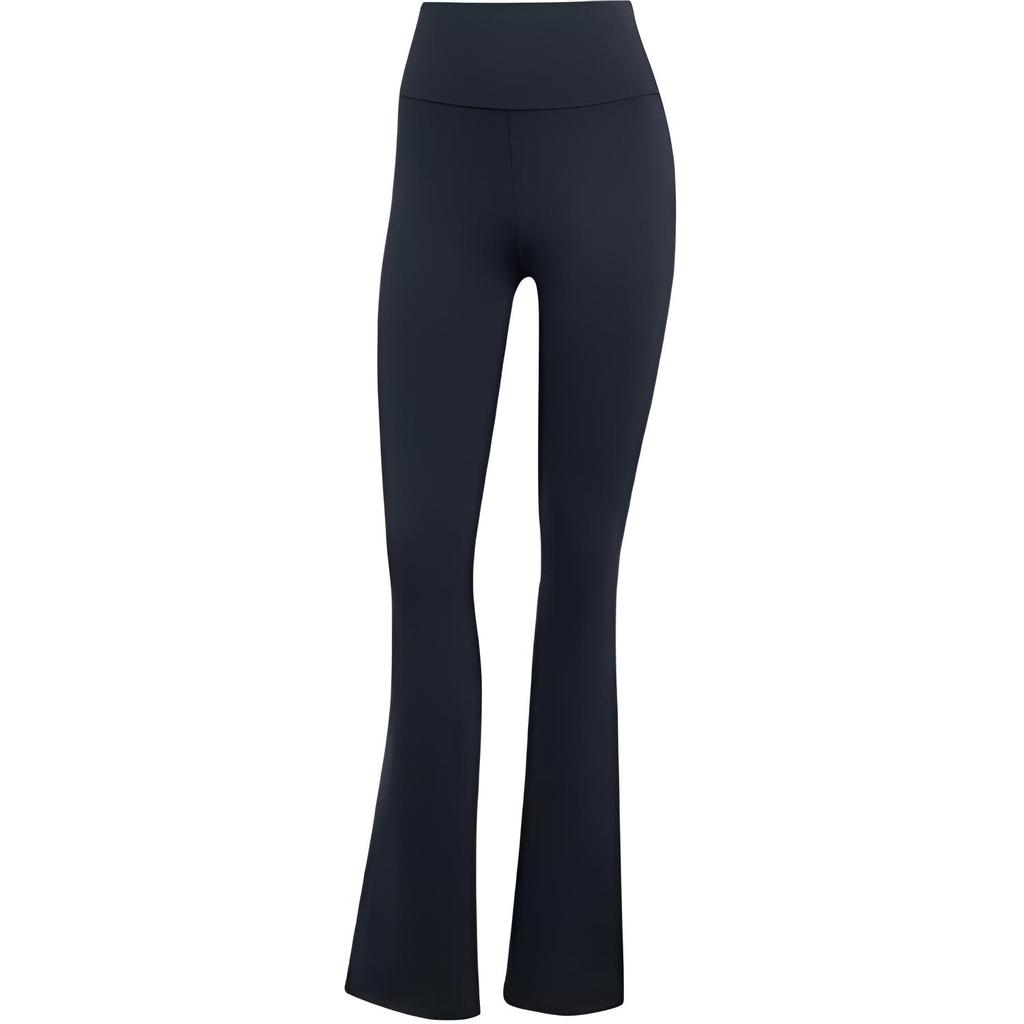 Adidas Узкие спортивные брюки с высокой талией и эластичным поясом, женские брюки черного цвета JE8025