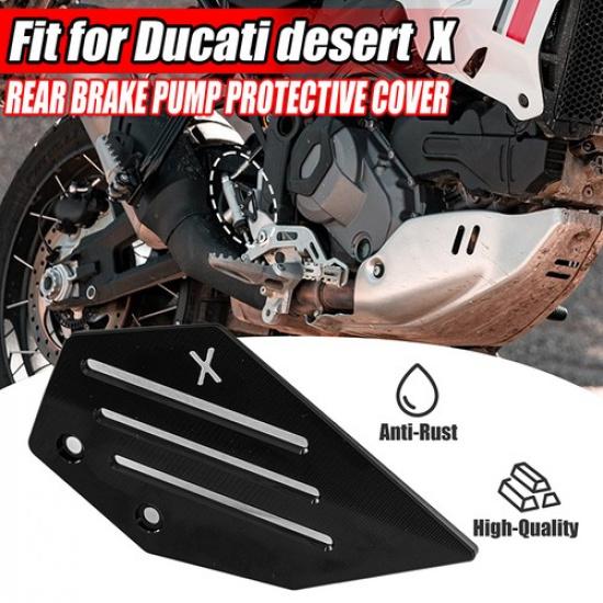 Brake Master Cylinder Guard Black Fits Ducati Desertx 2022 2023 Protection Cover