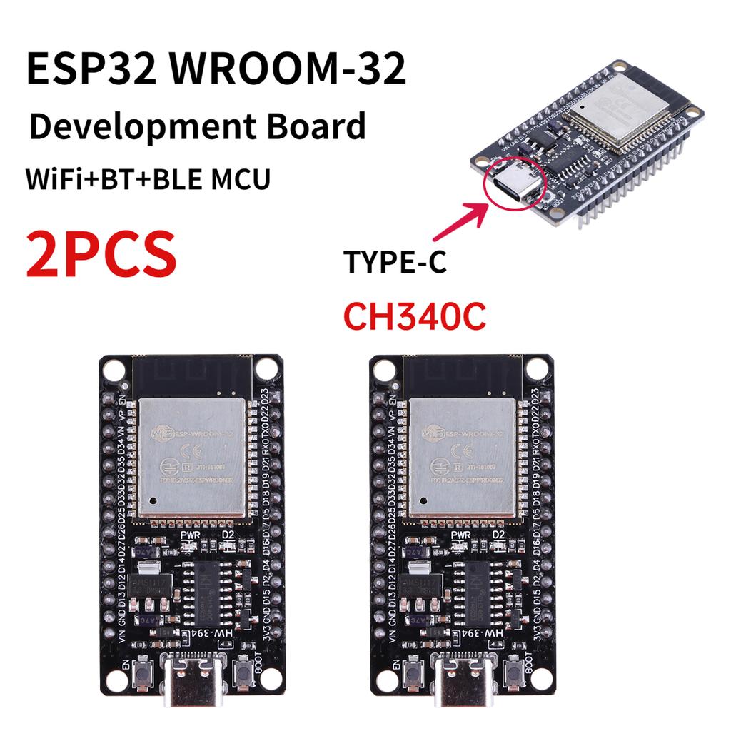Плата разработки ESP32 -32 TYPE-C CH340C/ USB CP2102 WiFi+Bluetooth Сверхнизкое энергопотребление Двухъядерный беспроводной модуль