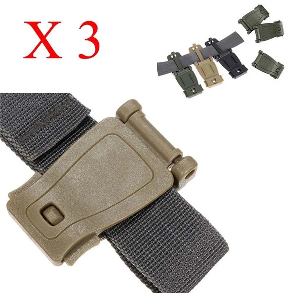 30mm Molle Strap Backpack Bag Connect Molle Webbing Strap Camping Bag Buckle Backpack Webbing Clip
