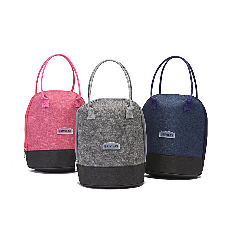 New Large Capacity Cylinder Lunch Bag Women Thermal Insulated Lunch Box Tote Cooler Handbag Men Portable Waterproof Bento Pouch