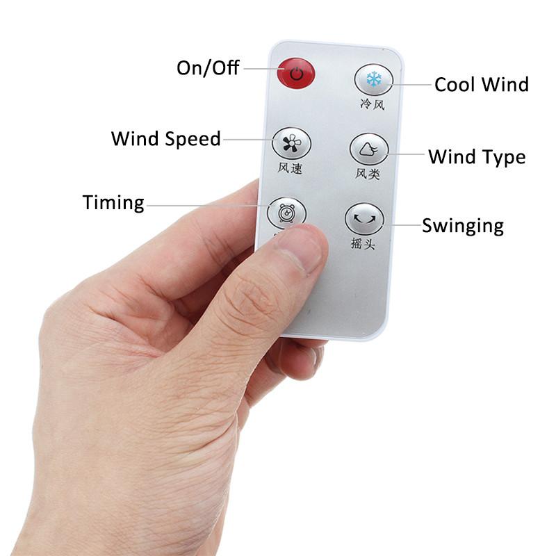 Портативный кондиционер, 75 Вт, 15 л, 220 В, вентилятор-увлажнитель, охладитель бака, охлаждение по времени, 3 режима вентилятора, охлаждающий вентилятор-увлажнитель