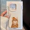 Чехол для телефона с рисунком хурмово-оранжевого кота для iPhone 17 Pro Max 16 Plus 15 Pro 14 13 12 11 XR 17Air Мягкий чехол с текстурой личи