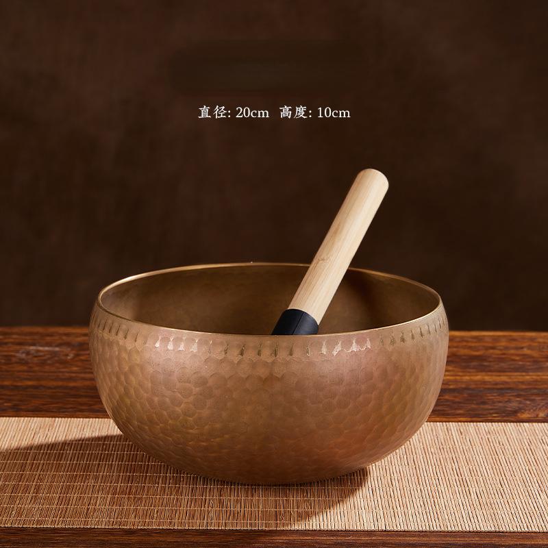 Тибетский звук бонсай медная чаша поющая чаша лечебный инструмент набор для медитации антикварный декор кованое медное украшение