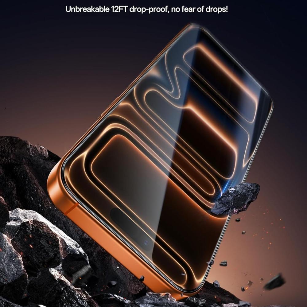 1-3 шт. Закаленное стекло Легкая установка для IPhone 17 Pro Max 17 Air Защитная пленка для экрана с позиционирующим боксом HD Clear Защитная пленка