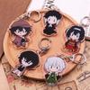Брелок Bungo Stray Dogs Игрушки Версия Q Накадзима Ацуси Йосано Акико Куникида Доппо Мори Огай Пластиковый Брелок Подарок Игрушка