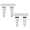 4pcs Heavy Duty Marine Grade T Hinge 316 Stainless Steel Universal Fit Boat Door Hatch T Hinge for Yachts
