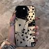 Черно-белый узор-коллаж с элементами покера чехол для телефона Для iPhone 11 12 13 14 15 16 17 XS XR X 12 13 Plus Pro Max SE серии